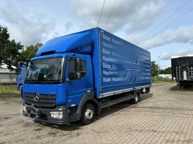 Ponyvával szerelt furgon MERCEDES-BENZ Atego 818 2-Sitz Plane