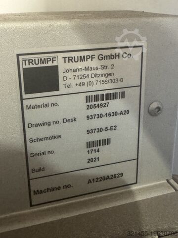 Laserový řezací stroj TRUMPF TruLaser 3030 with load master