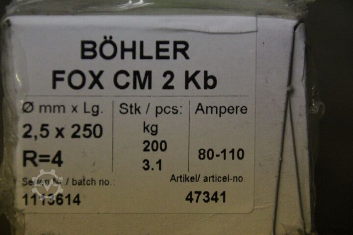Staafelektroden Laselektroden 2,5 x 250 Böhler FOX CM 2 Kb