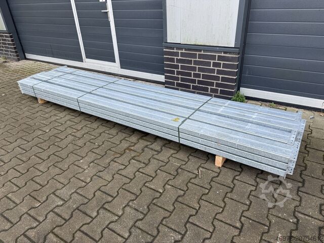 Hoogbouwmagazijn Palletstelling traverse Jung Heinrich MPB/ K: 160 x 50 mm Lichte Weite: 3.400 mm / feuerverzinkt