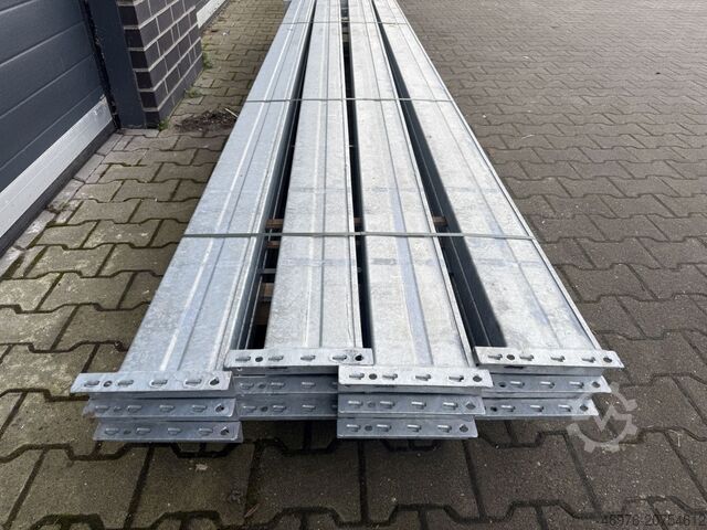 Hoogbouwmagazijn Palletstelling traverse Jung Heinrich MPB/ K: 160 x 50 mm Lichte Weite: 3.400 mm / feuerverzinkt