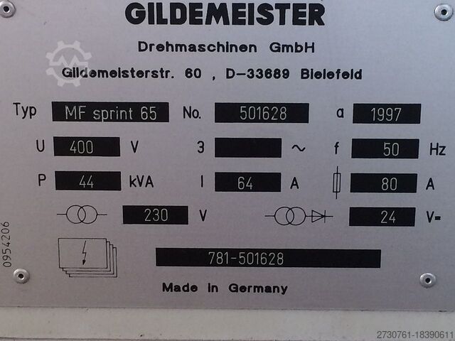 2 x CNC-dreje-fræsecenter Gildemeister MF Sprint 65