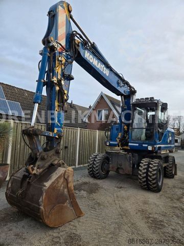 Mobile excavator KOMATSU PW180-7EO