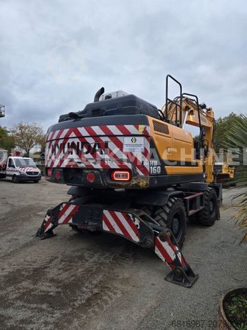 Mobile excavator HYUNDAI HW160