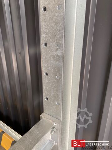 Cantilever rack ca. 4,16 lfm. Kragarmregal H: 416 cm T: 137 cm , 500kg/Arm , 4 Lagerebenen