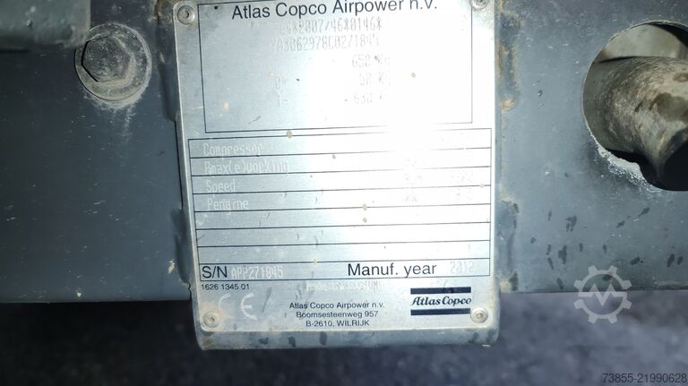 αεροσυμπιεστής Atlas Copco Xas 37 Kd