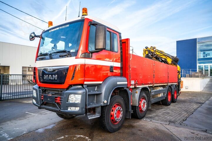 Kranbil MAN TGS 35.400 BB+ EFFER 395 (4x)+JIB(4x)