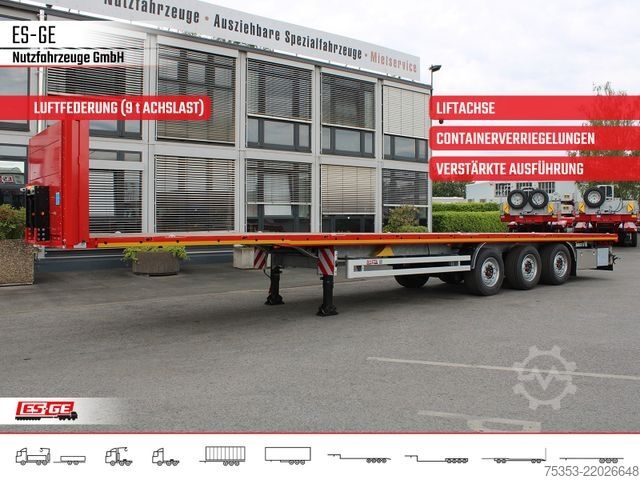 Ημιρυμουλκούμενο με πλατφόρμα εργασίας ES-GE 3-Achs Sattelanhänger - Rungen + CV