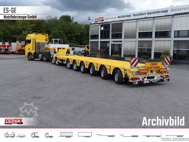 Dieplader oplegger FAYMONVILLE MAX810 Semi-Tieflader 2+6 - 2fach tele