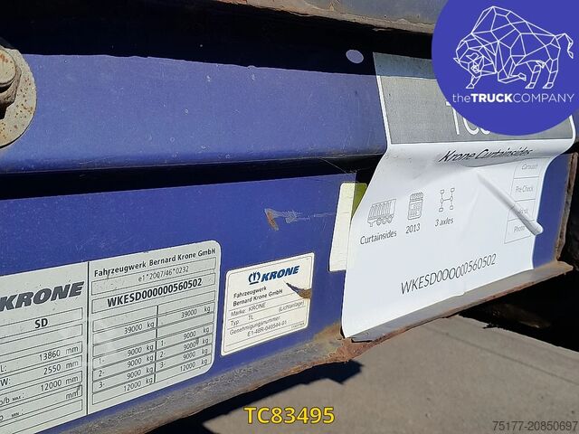 Sliding tarpaulins Krone 