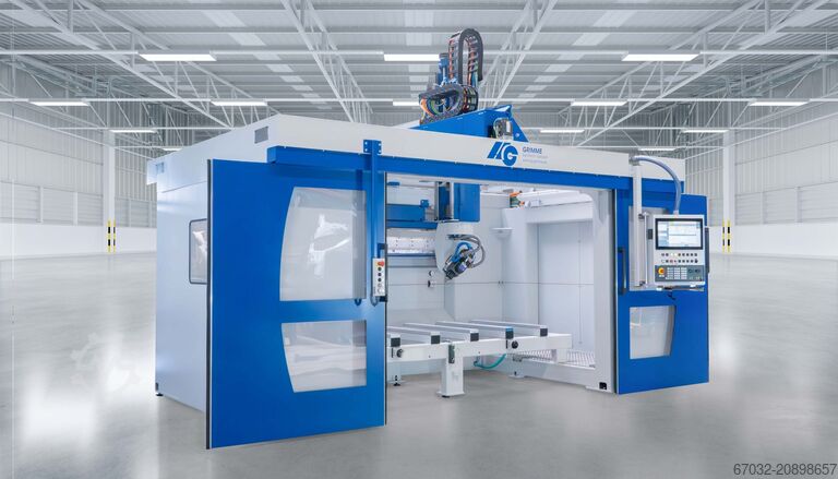 5 tengelyes CNC marógép HG GRIMME SysTech 5-Achs CNC Fräsmaschine G-S-F/B