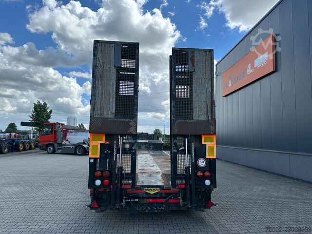 Alacsony rakodó Broshuis 3ABSD-48/1 Lowloader 3-axle / GVW: 53.000kg / N...