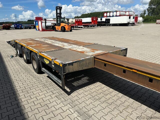Cargador bajo Broshuis 3ABSD Lowloader 3-axle / GVW: 53.000kg / Neck: ...