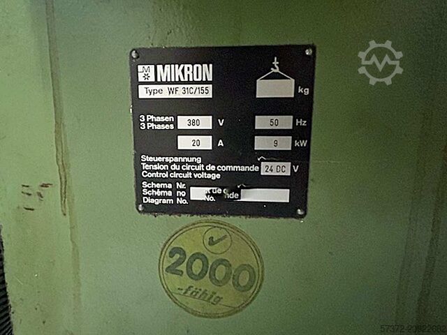 Freesmachine Mikron WF31C/155