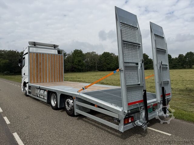 Mercedes-Benz Actros 2542LL Porte-engins / Camion Plateau 6x2 / ACC / TÜV 6-2027 MERCEDES-BENZ 2542LL Machine Transporter / Oprij Vrachtwagen 6X2 / ACC / AHK / TUV 6-2027 / NL TRUCK