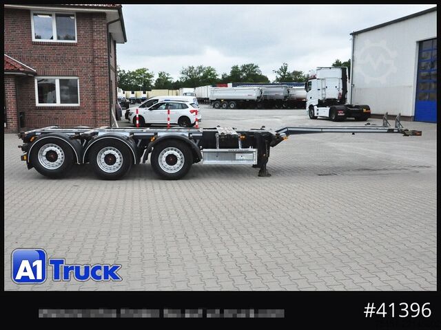 Cserélhető felépítményes félpótkocsi D-TEC VCC-01, Multi Chassi, 2 x Liftachse, Mittellausschub,
