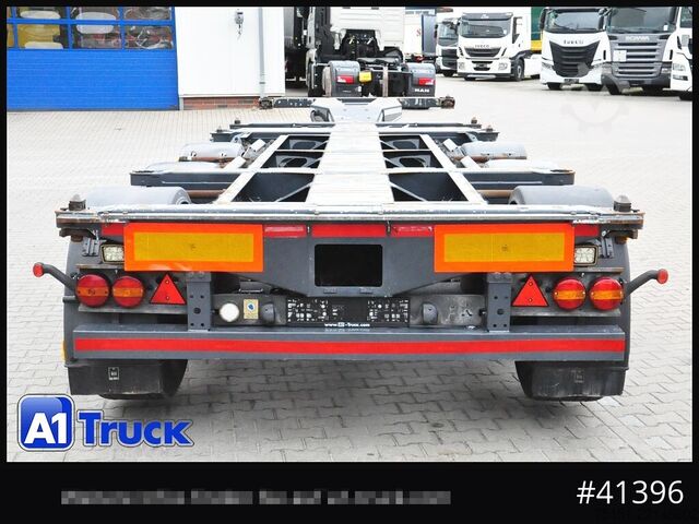 Cserélhető felépítményes félpótkocsi D-TEC VCC-01, Multi Chassi, 2 x Liftachse, Mittellausschub,