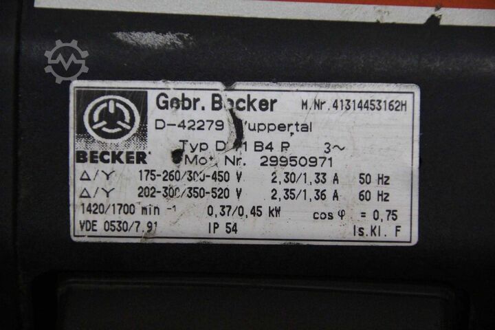 Bomba de vacío 10/12 m³/h Becker VT 3.10