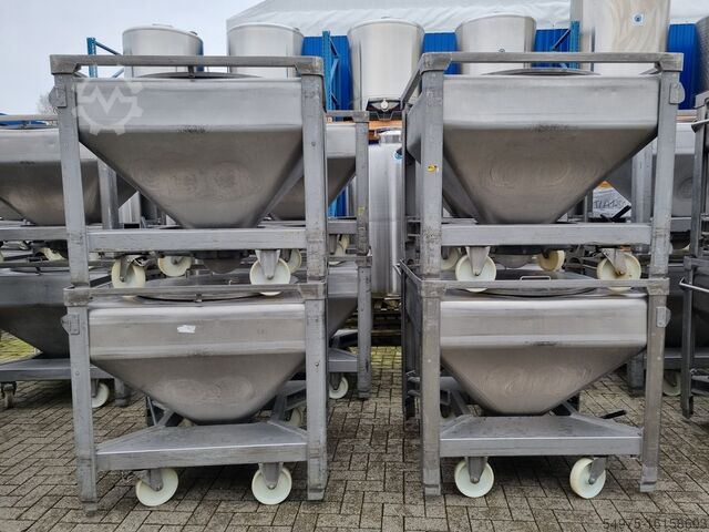 Roestvrijstalen tank / transportcontainer