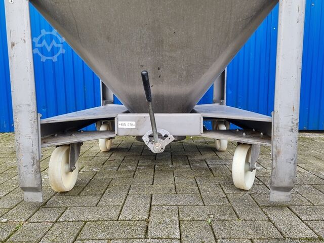 Roestvrijstalen tank / transportcontainer