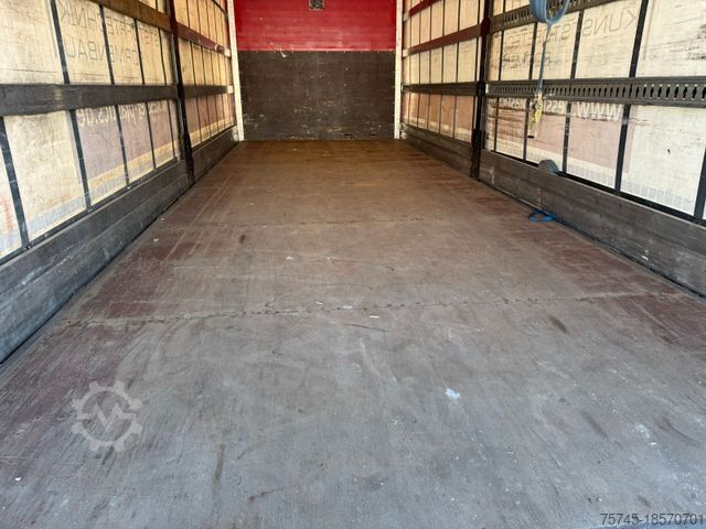 Plattewagen met zeil MERCEDES-BENZ ATEGO 1227 * * KLIMA * EDSCHA *2,80 M HOCH