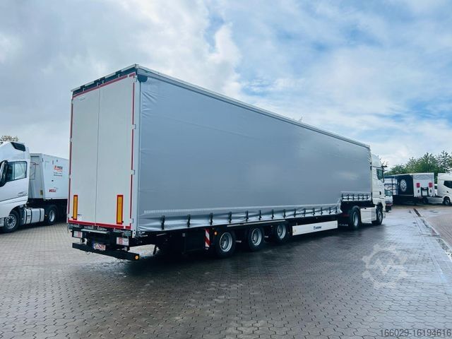 Naczepa niskopodwoziowa KRONE SDP 27 Stufensattel Auflieger mit Spreizheck