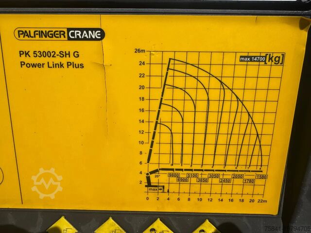 Kranwagen Volvo FH 540 6x2 Euro 6 Palfinger PK 53002-SH G