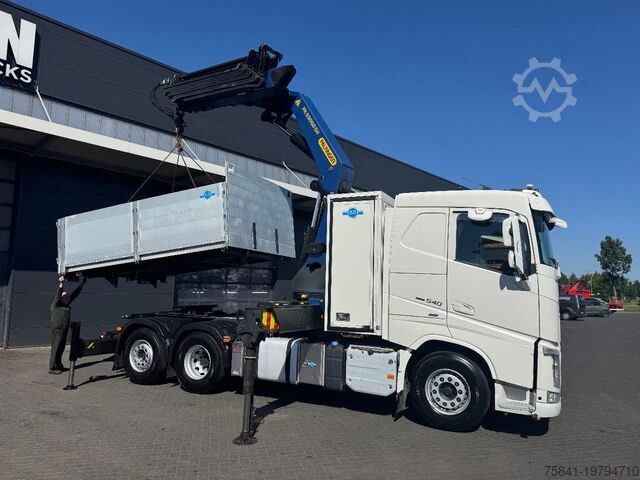 Volvo FH 540 6x2 Euro 6 met Palfinger PK 53002-SH G kraan Volvo FH 540 6x2 Euro 6 Palfinger PK 53002-SH G