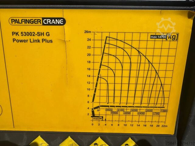 Volvo FH 540 6x2 Euro 6 met Palfinger PK 53002-SH G kraan Volvo FH 540 6x2 Euro 6 Palfinger PK 53002-SH G