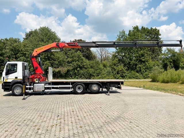 Teherautóra szerelt daru IVECO Stralis 460 PRITSCHE 6,65m +KRAN +FUNK
