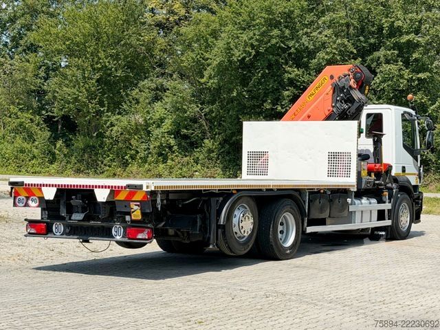 Teherautóra szerelt daru IVECO Stralis 460 PRITSCHE 6,65m +KRAN +FUNK