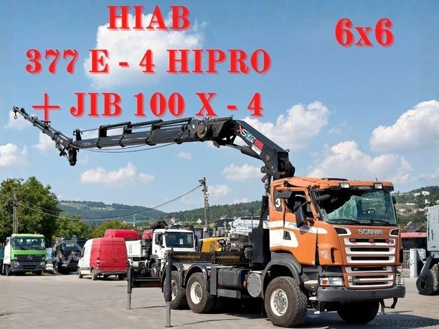 Standard nyergesvontató SCANIA R 420*Sattelzugmaschine + KRAN/FUNK * 6x6