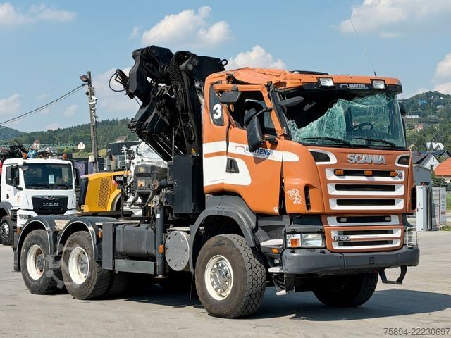 Standard nyergesvontató SCANIA R 420*Sattelzugmaschine + KRAN/FUNK * 6x6