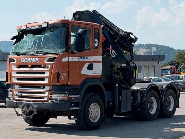 Standard nyergesvontató SCANIA R 420*Sattelzugmaschine + KRAN/FUNK * 6x6