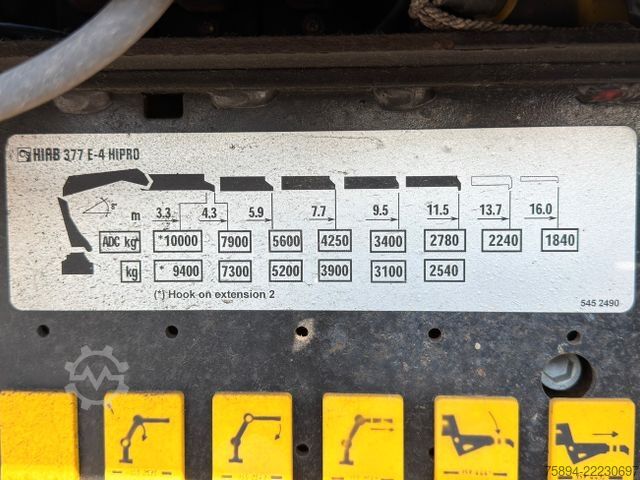 Standard nyergesvontató SCANIA R 420*Sattelzugmaschine + KRAN/FUNK * 6x6