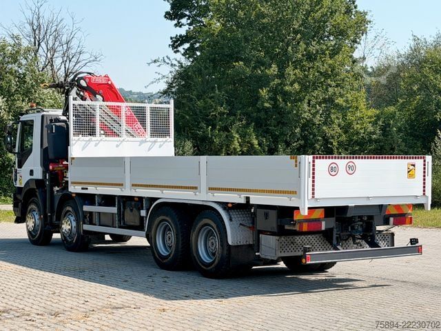 Teherautóra szerelt daru IVECO TRAKKER 450*PRITSCHE 7,60*KRAN/FUNK*8x4