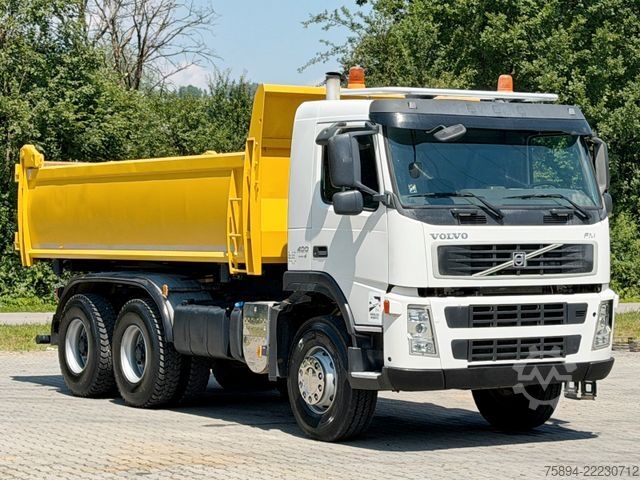 Billenő teherautó VOLVO FM 400 Kipper 5,20m + BORDMATIC * 6x4 * TOP