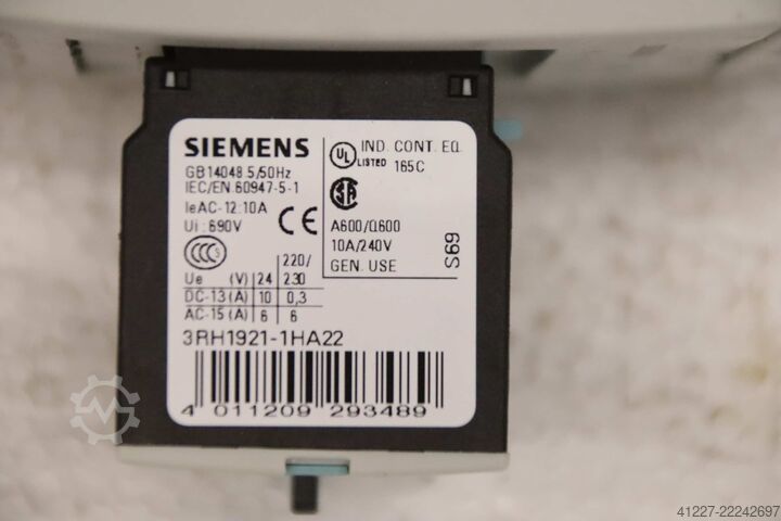 Kontaktperson Siemens 3RT1045-1AL24  3ZX1012-0RT04-1AA1