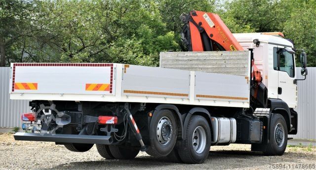 Teherautóra szerelt daru MAN TGA 26.430 Pritsche 5,50m + KRAN + FUNK/6-4H2