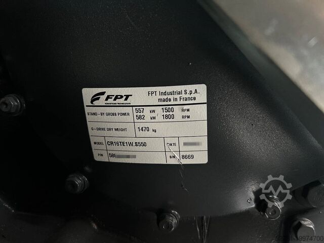 Agregado Iveco CR16TE1W - 660 kVA Surplus Genset - DPX-19798