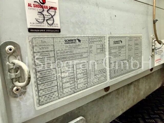 Lona Schmitz Cargobull SCS 24 / EDSCHA / Liftachse