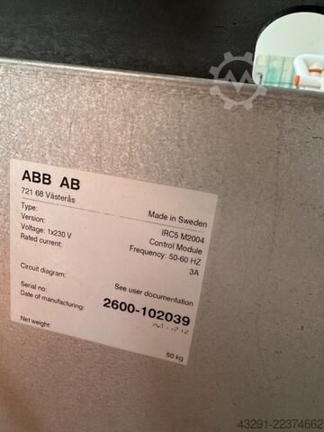  ABB Robotics IRB 2600-12/1.85 IRC5 M2004 komplett