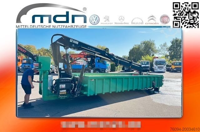 Roll-off tipper truck  Abrollcontainer Kranmulde HIAB166 neuwertig