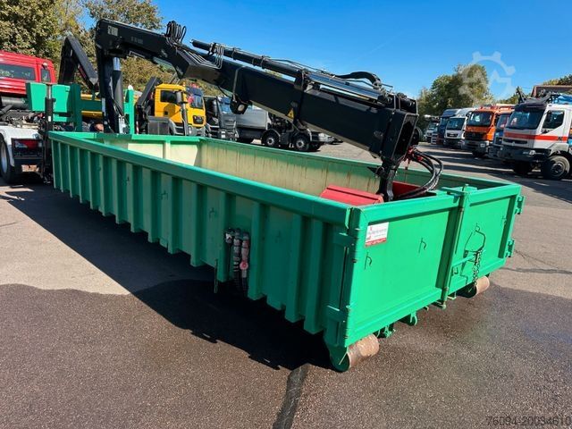 Hákový nosič kontejnerů  Abrollcontainer Kranmulde HIAB166 neuwertig