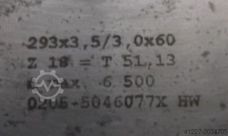 Zaagblad AKE Ø 293 x 3,5/3,0 x 60