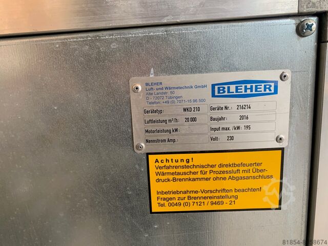 Warmtewisselaar Bleher WKD 210