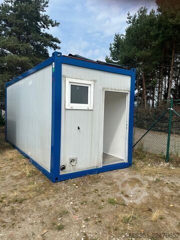 Contenedor de oficina  20DV Bürocontainer mit Küche WC Büro