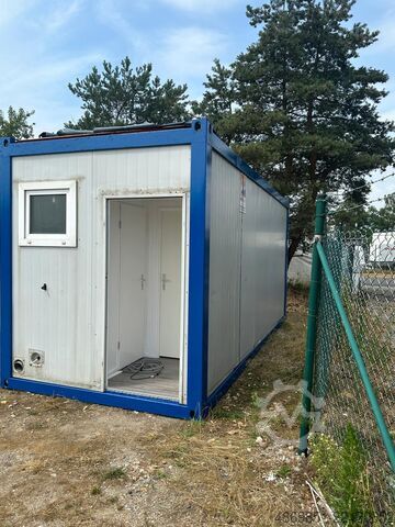 Contenedor de oficina  20DV Bürocontainer mit Küche WC Büro