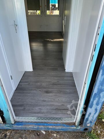 Contenedor de oficina  20DV Bürocontainer mit Küche WC Büro