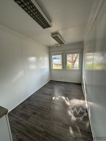 Contenedor de oficina  20DV Bürocontainer mit Küche WC Büro